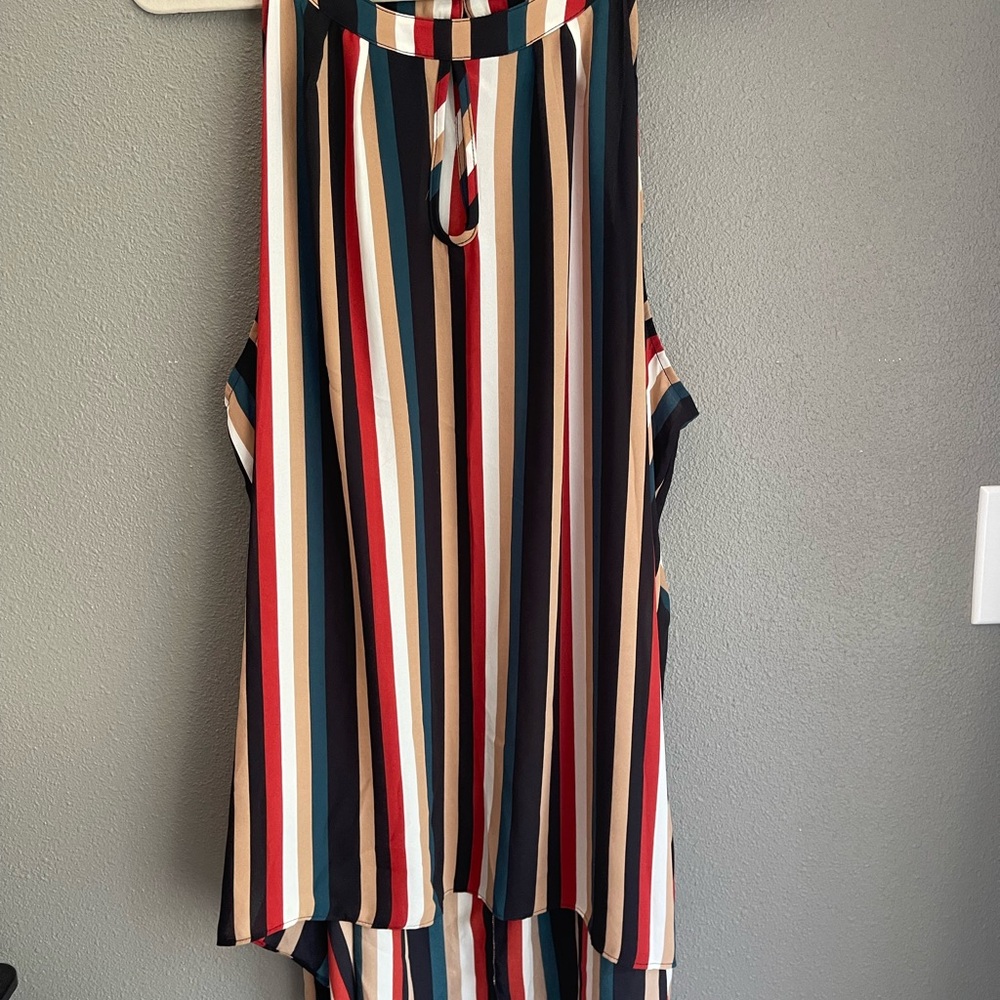 Torrid Multicolor Striped Blouse
